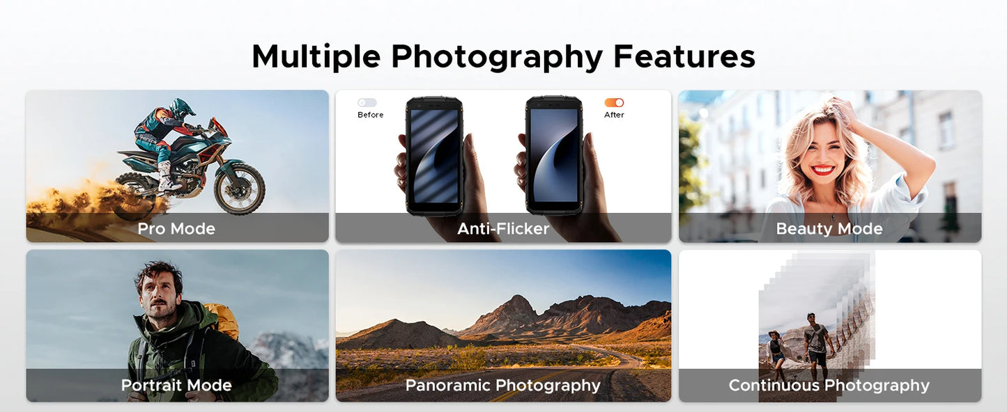 DOOGEE Fire 3 Ultra Robustes Smartphone - 8350mAh 18W 5,5 Zoll