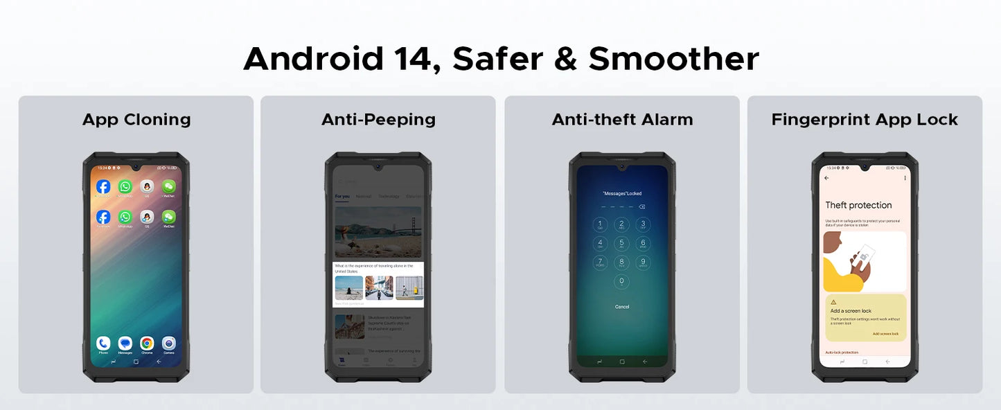 DOOGEE Blade GT Play Robustes 5G - 256 GB, 5800 mAh, 6,72 Zoll