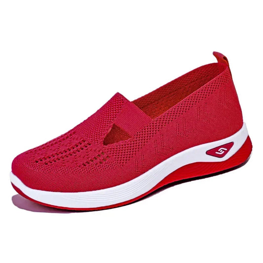 Schuhe Für Frauen Sommer Mode Frauen Cut-out Sneakers Casual Atmungsaktiv Slip On Walking Schuhe Leicht Outdoor Flach Schuhe