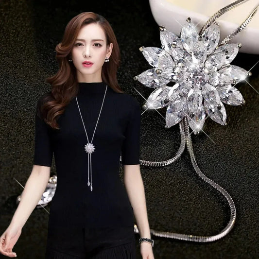 Mode Elegante Simulierte Perlen Choker Halsketten - Für Damen Silberfarbe Kette Lange Halskette - Anhänger Schmuck Accessoires Trendy