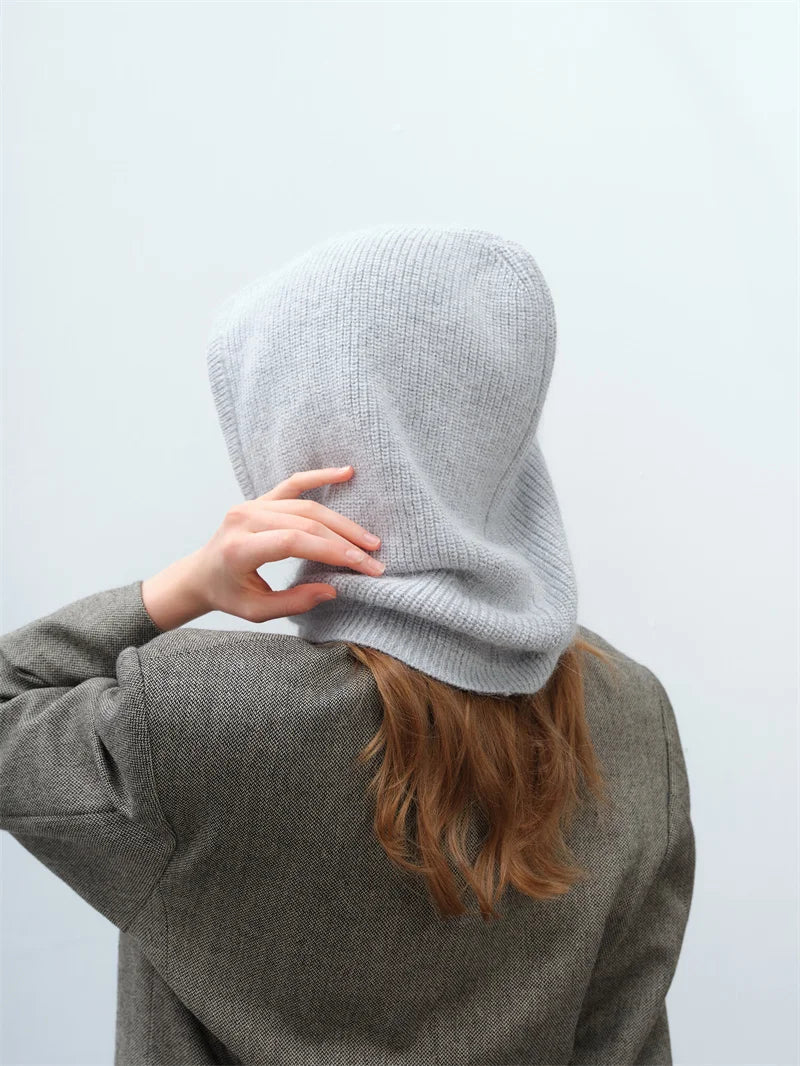 Furina Balaclava Kaninchenpelz Warm - Strick, Einheitsgröße