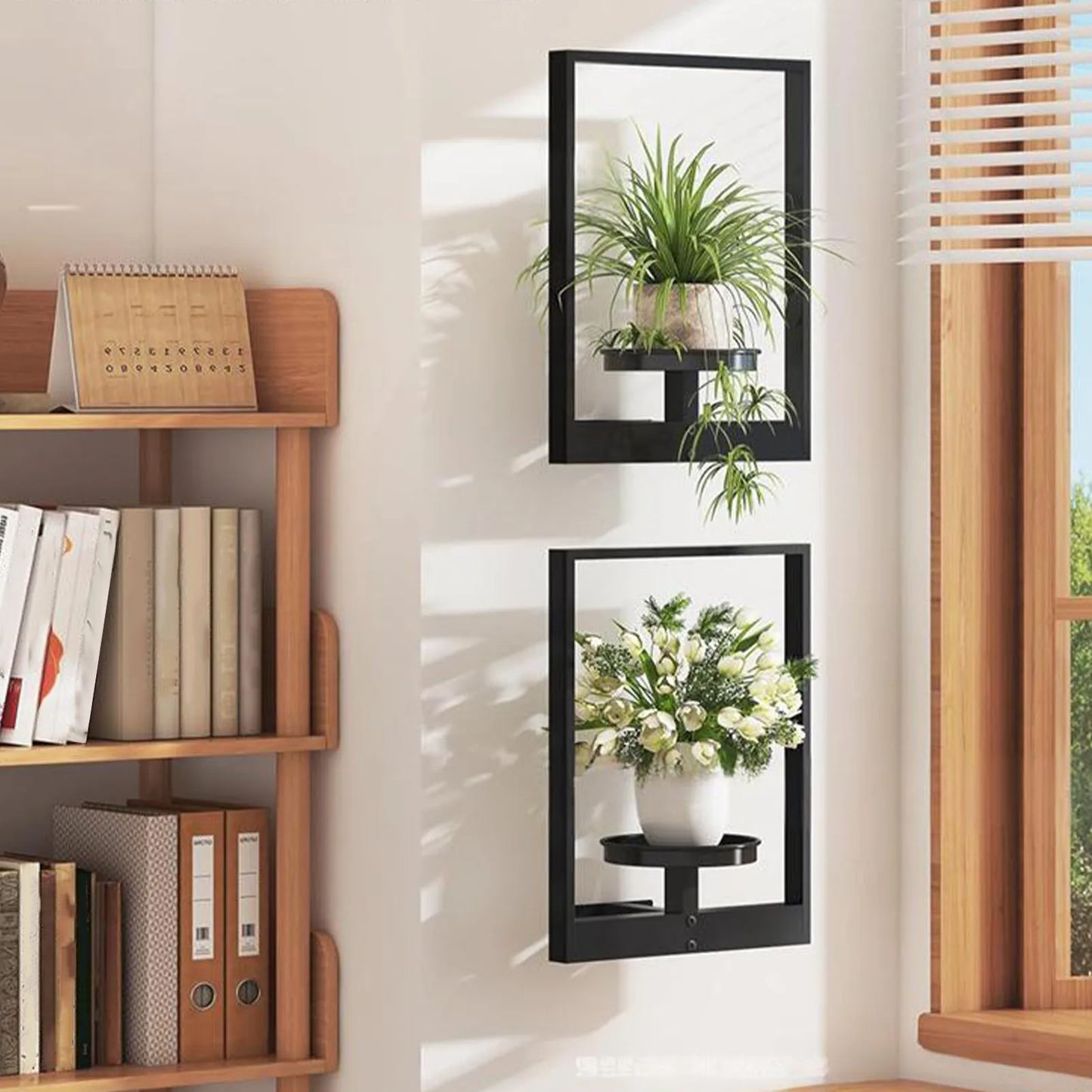 NaturFrame Bilderrahmen Pflanzenhalter Kunststoff Wandbefestigung