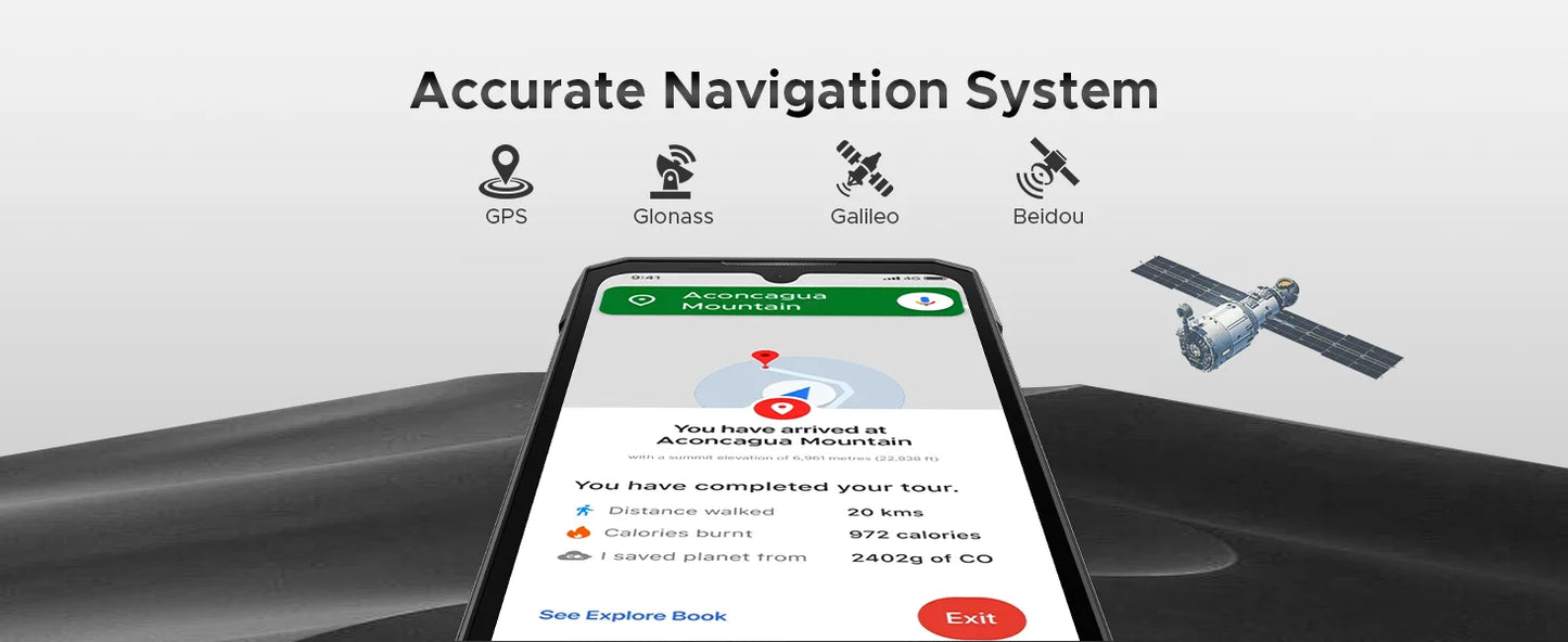 DOOGEE Fire 6 Max Robustes 5G - 20800 mAh, 33W, 6.72 Zoll