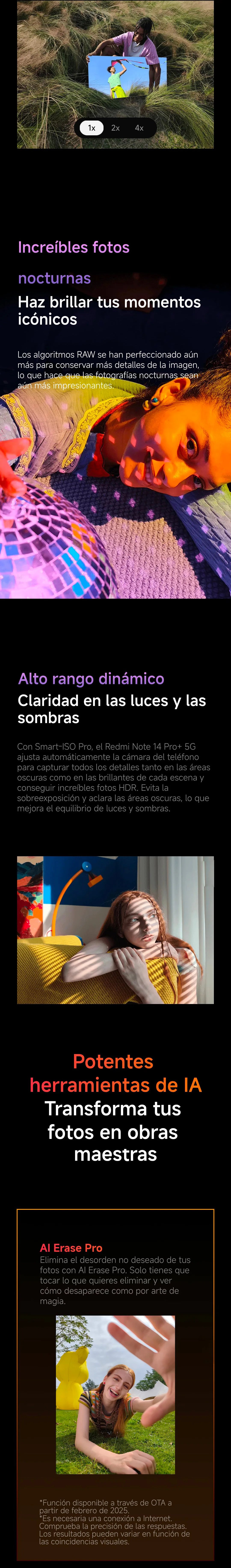 Smartphone 2025: Xiaomi Redmi Note 14 Pro Plus 5G European Version 256GB/512GB - Snapdragon® 7s Gen 3 AMOLED Display 6.67" 120Hz 200MP OIS Main Camera 120W Charging 5110mAh Battery IP68 NFC Collection