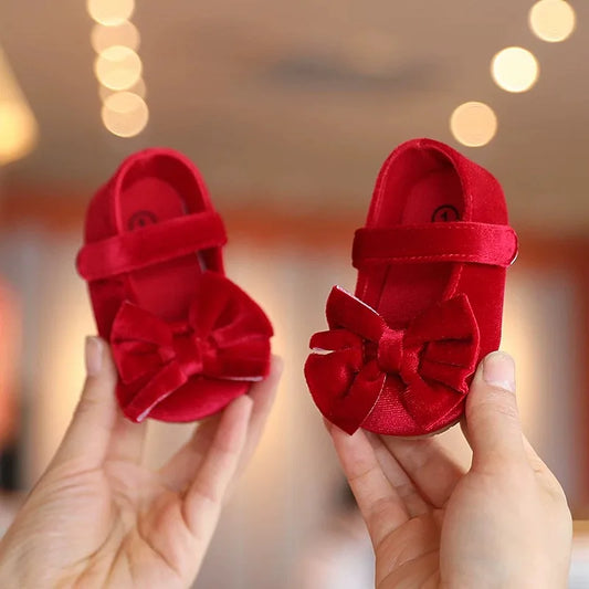 Baby-Prinzessinnen-Schuhe 2025: Flanell Spring-Autumn - First Walker Collection