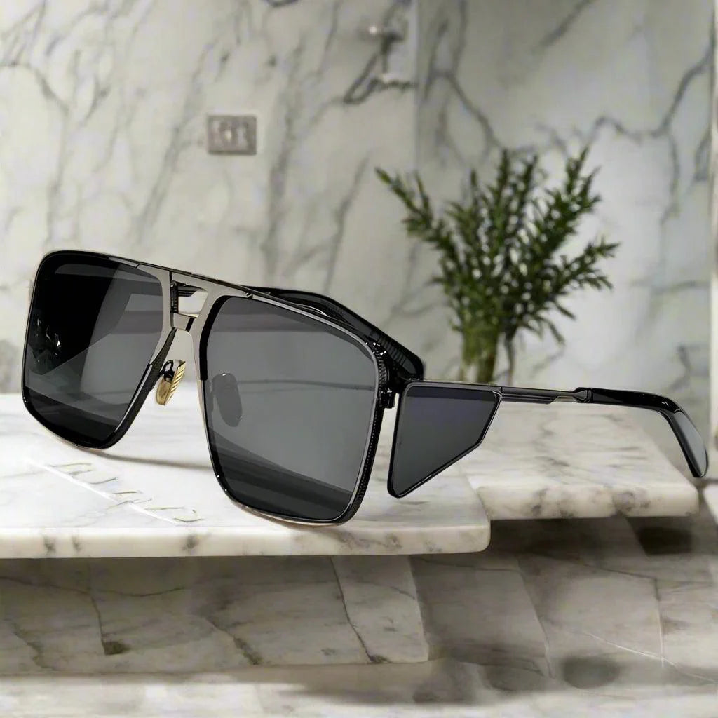 JACQUE MARIE MAGE,Assen alloy handmade sunglasses classical vintage