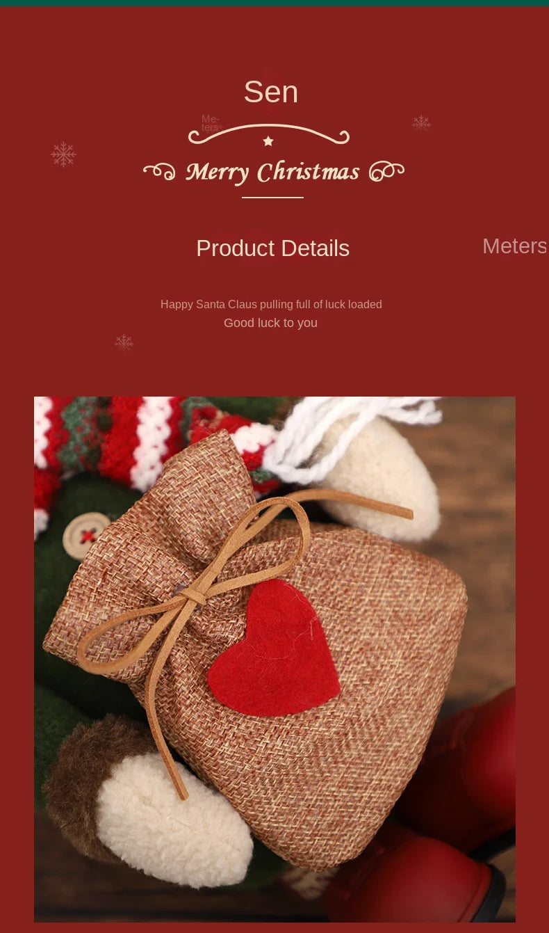 FestArt Dekofiguren Leinen Hochhut - Kapazität 2 Figuren, Größe 18 cm