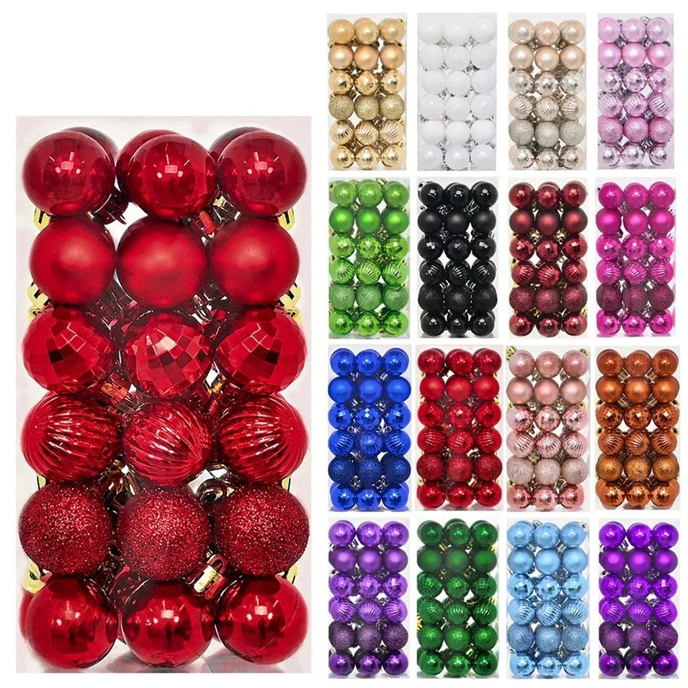 Choice Christbaumkugeln 3cm Set - 36 Stück, Durchmesser 3 cm, Ungiftig