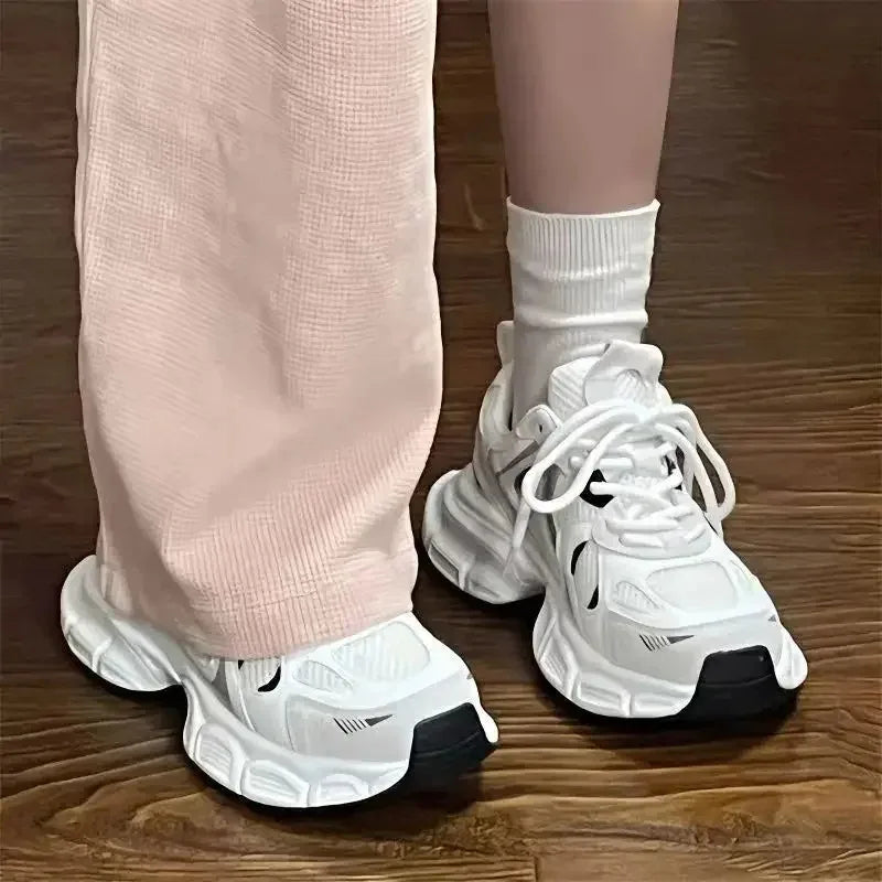 Fashion Small White Shoes Women New Spring and Autumn Leisure Sports Shoes Girls with Thick Soles Low Style Sneakers Shoes