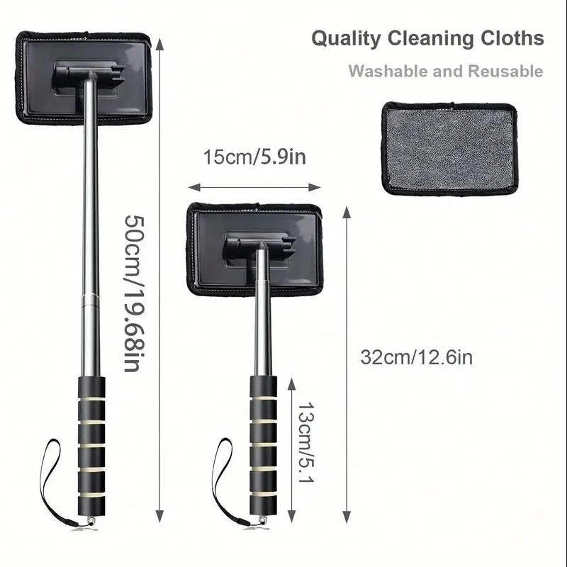 cochebar Teleskop Glasreiniger - verstellbar 60-120cm, PVC