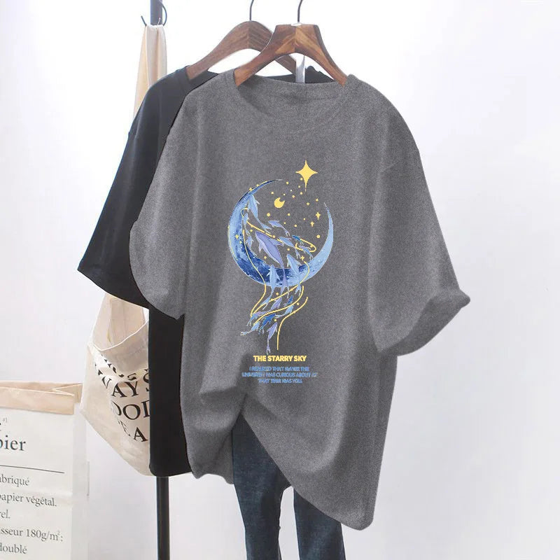 Pregnant Women T Shirt Maternity Summer Short Sleeve Side Button Crew Neck Tees Solid Color Nursing Tops For Breastfeeding