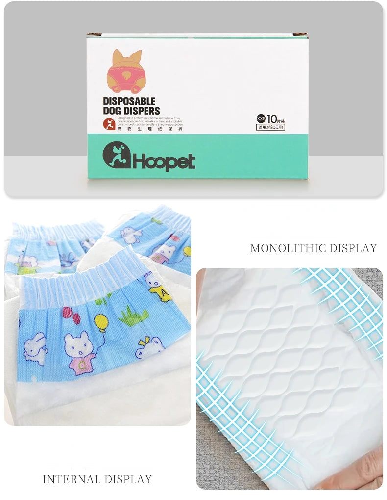 PetComfort Hund Einwegwindeln weiblich - 10er M hoch