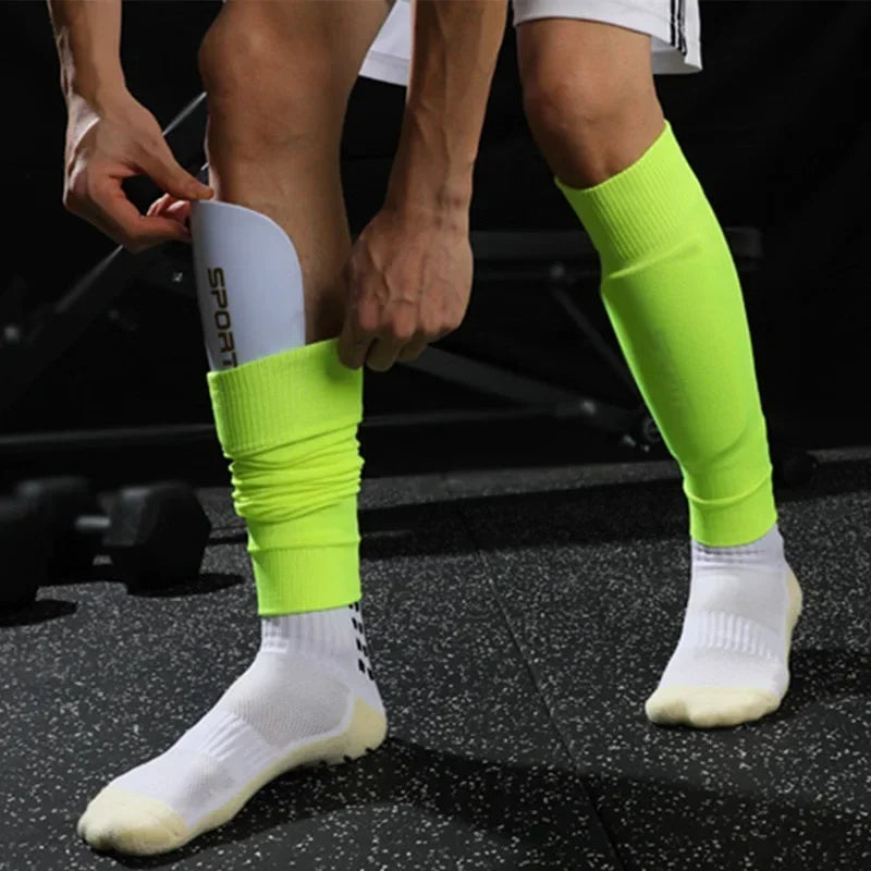 Eelhoe Grip Fußball Socken Set - 2 Paare Kniehoch Antirutsch