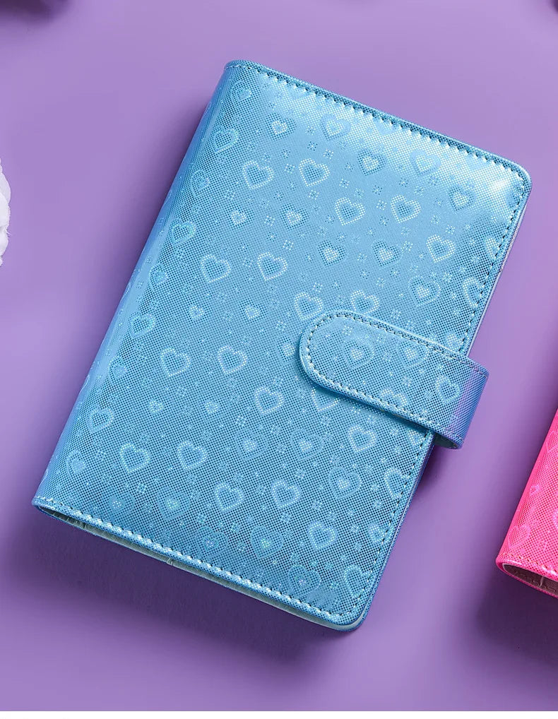 A6 Colorful Laser Macaron Creative PU Notebook