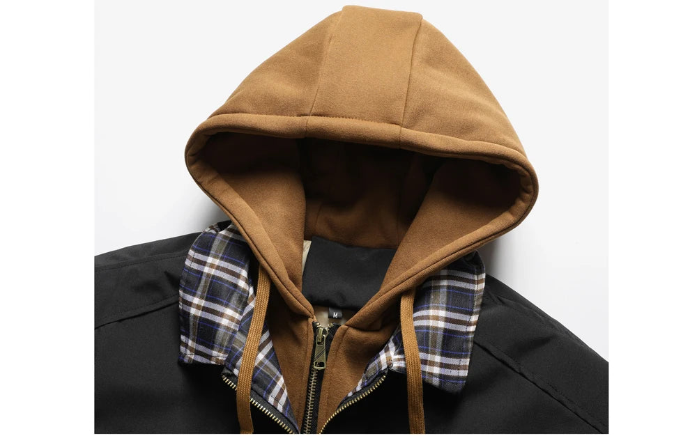 HerbstWinter Warme Bomber Jacke - Größe XL Wärme Hoch Dicke