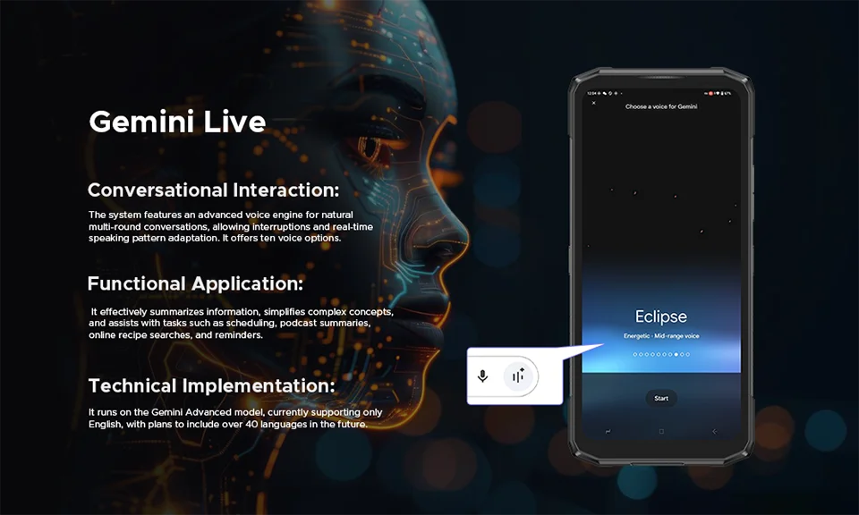 DOOGEE Blade20 Play Robustes 5G - Kapazität 10300mAh, 33W, 6,6 Zoll