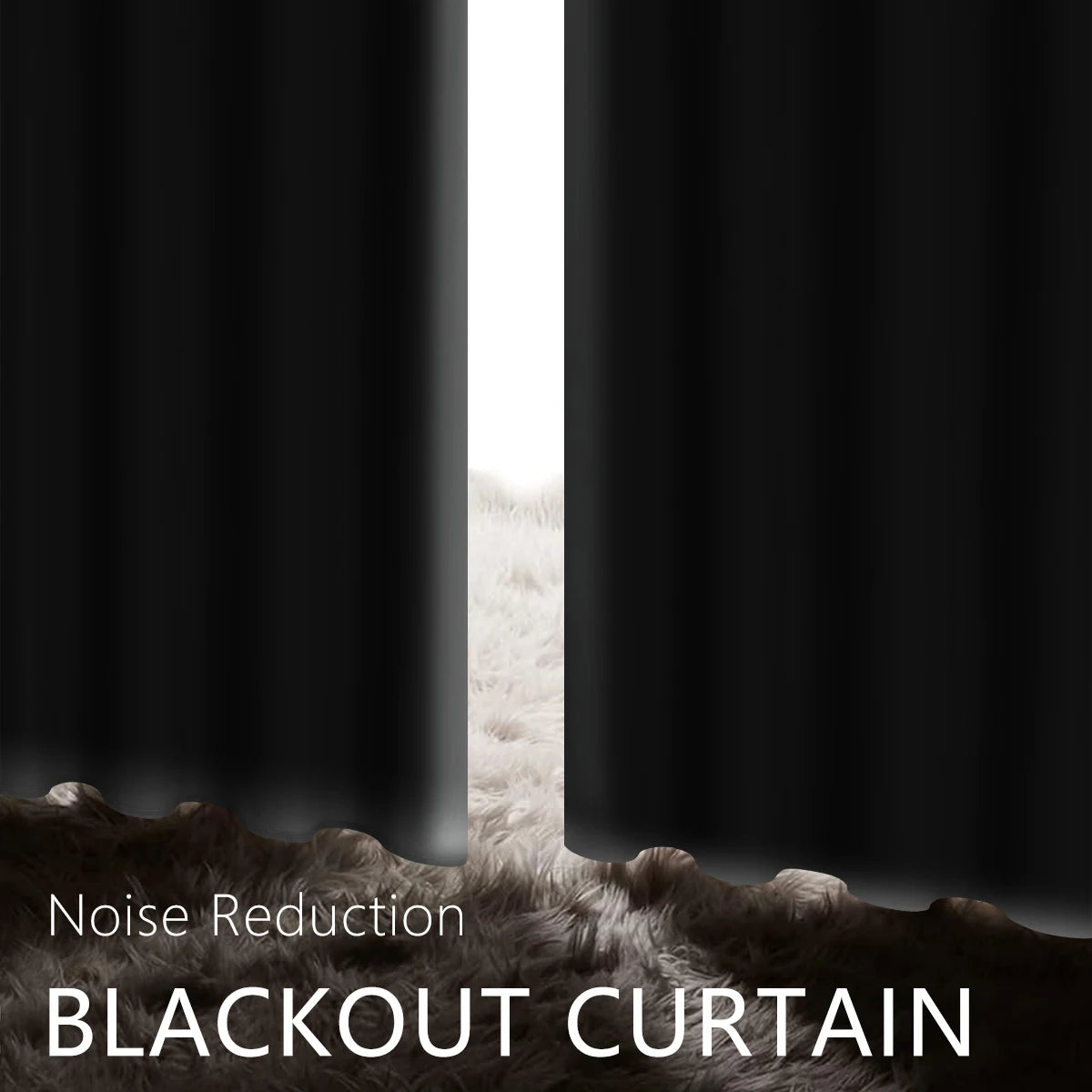 ZhejiangChoice Vorhang Einfarbig - Blackout 140x260