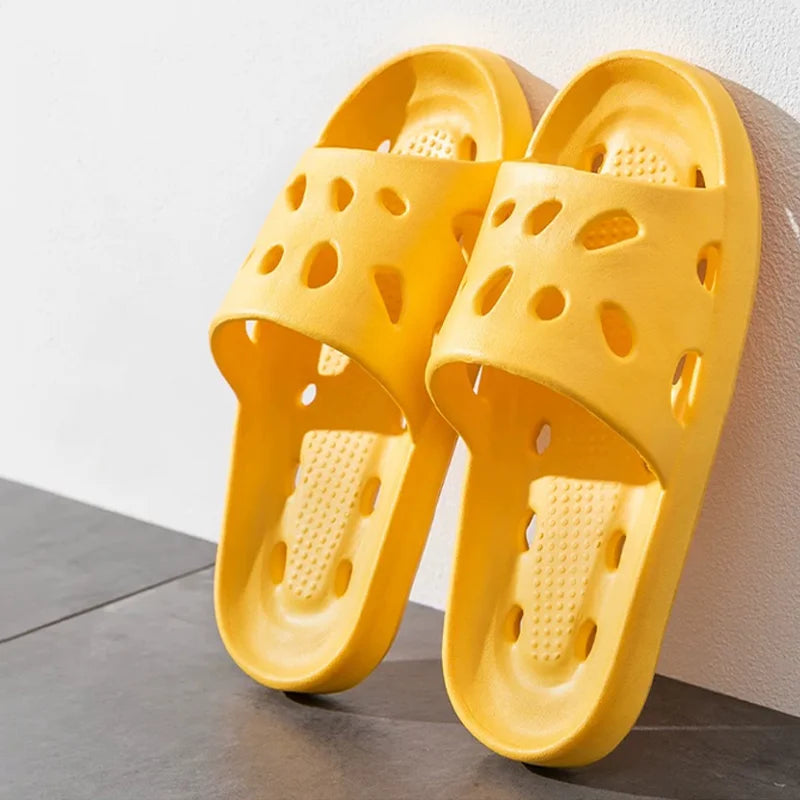 Frauen Dick Plattform Cloud Hausschuhe Sommer Strand Eva Weich Sohle Slide Sandalen Freizeit Männer Damen Innen Badezimmer Anti-Rutsch Schuhe