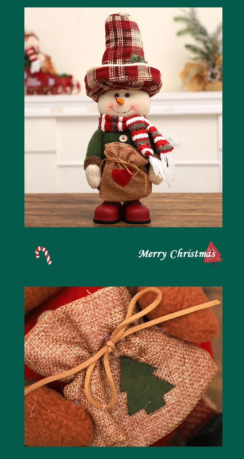 FestArt Dekofiguren Leinen Hochhut - Kapazität 2 Figuren, Größe 18 cm