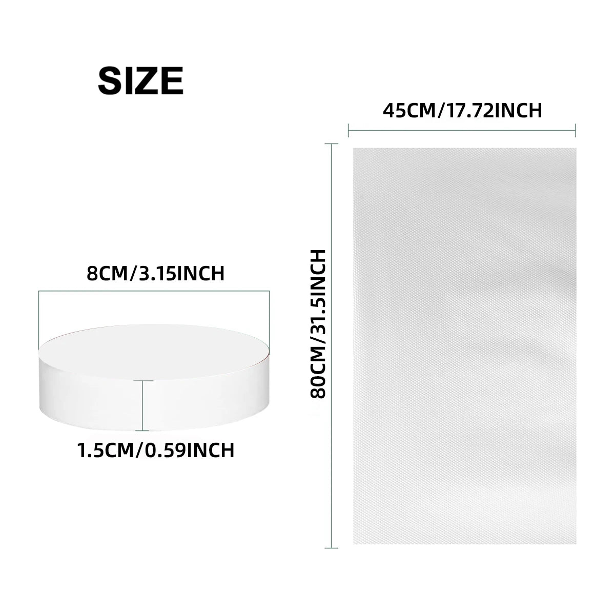 BIOSSANCE Premium Einweg-Badetuch - 100% Baumwolle, groß