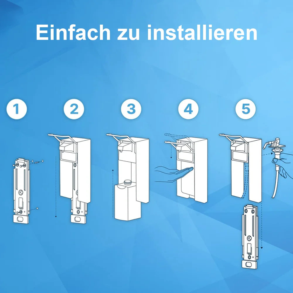 NONE Seifenspender 500 ml Wandhalter Manueller Druckspender