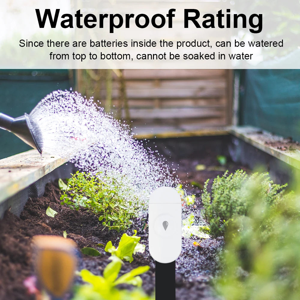 Haozee Bodentemperatur Detektor Feuchtigkeit Zigbee - 2xLR03AAA DC3V