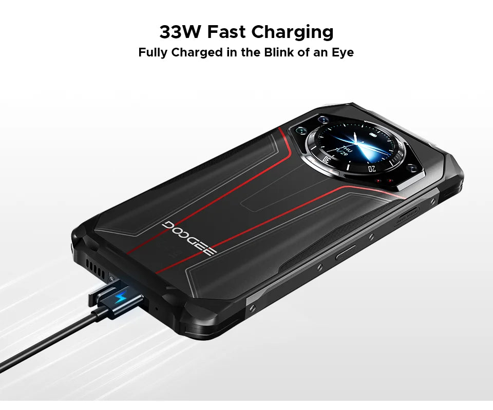 DOOGEE S119 Robustes Smartphone - 10200 mAh Akku, 33W, 6.72 Zoll