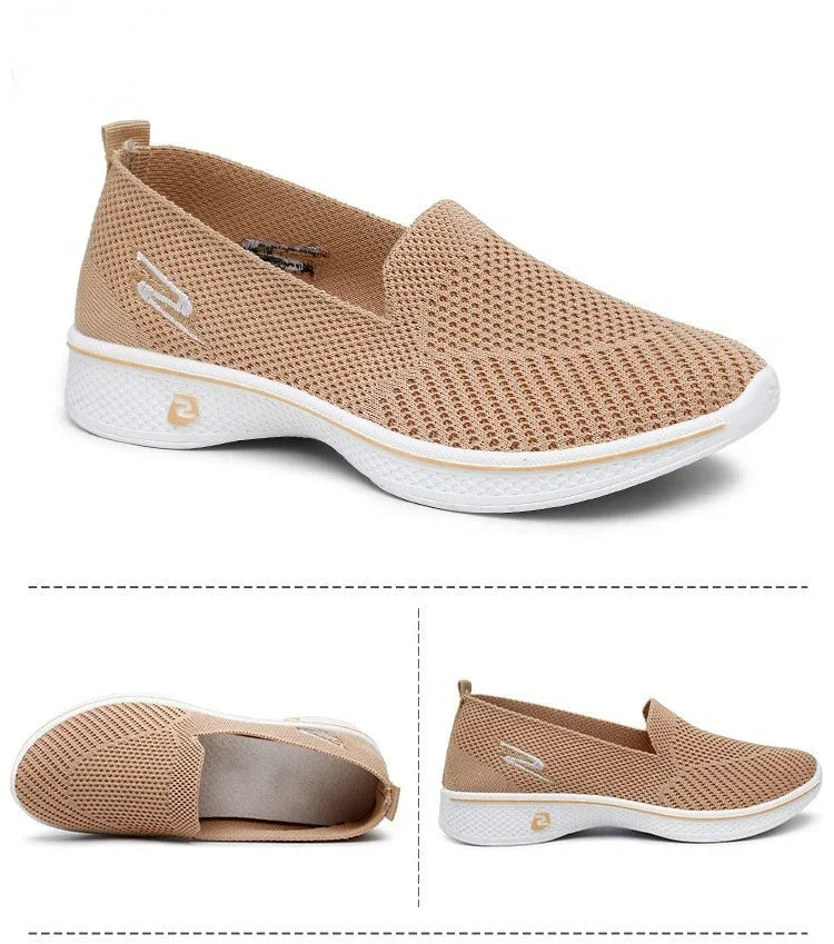 Women Fashion Shoes Flats Laides Breathable Loafers Casual Sports Walking Yoga  Zapatos De Mujer 2024 Zapatillas Mujer Sneakers