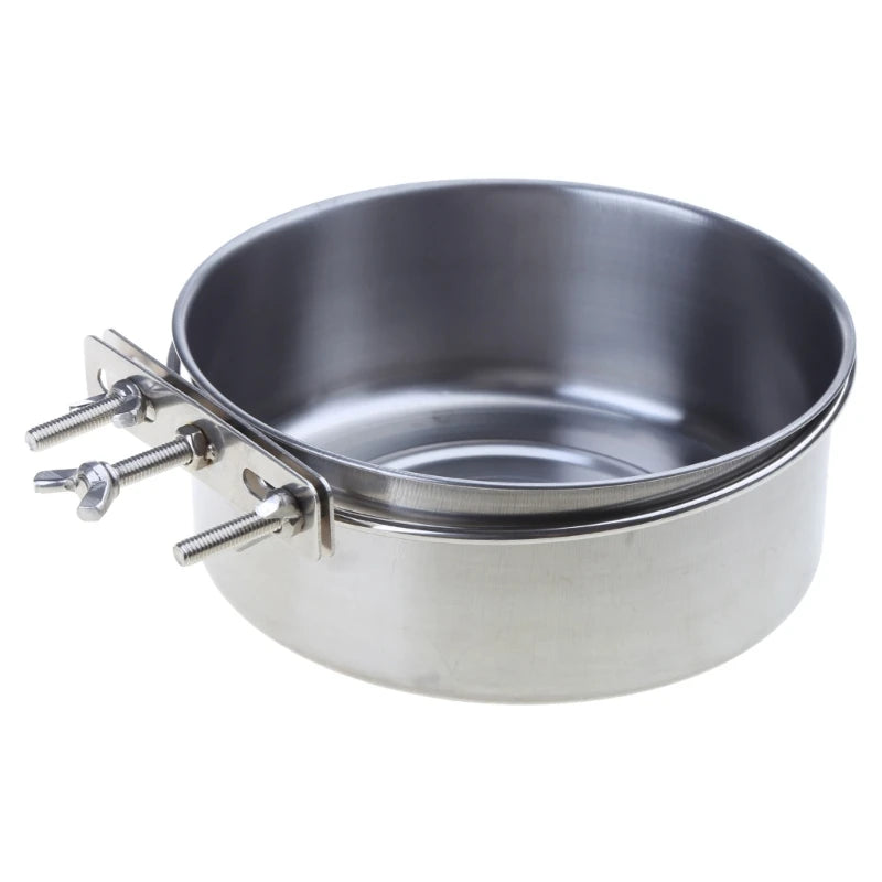 Pet Cage Feeder Water Bowl Food Dispenser for Small Medium Large Cats Dogs Pet Feeding Solution for Cats Dogs Drop Shipping