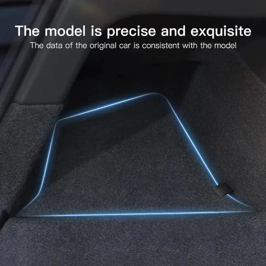 Kofferraumseiten-Aufbewahrungsbox Leichtes TPE-Design Für Tesla Model Y