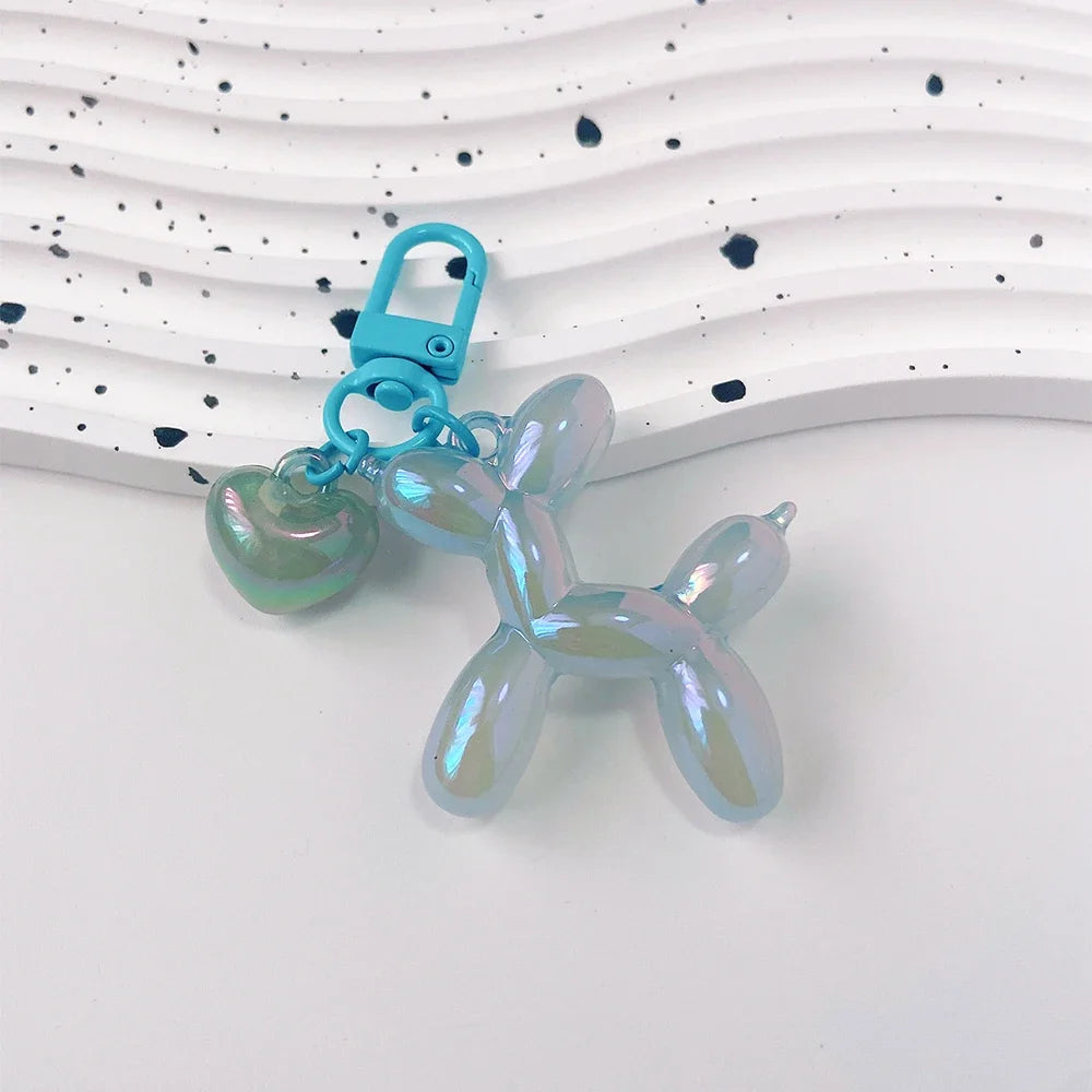 Damen Schlüsselanhänger 2025 - Adorable Balloon Dog Y2k Bag Charms Cute Puppies Acrylic