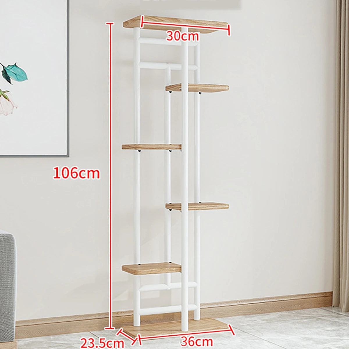 TWISTER.CK Pflanzenständer Metall Mehrstufig Eckdesign