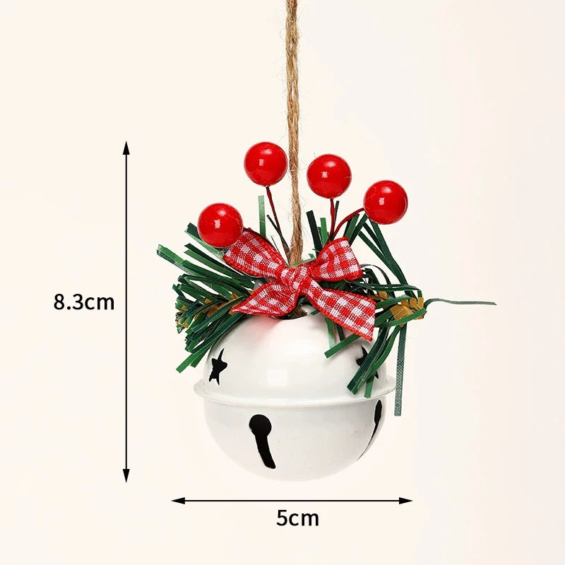 1 Stück Weihnachtsglocke Anhänger Weihnachtsbaum Anhänger Dekoration Neujahr 2025, Festival Party Frohe Weihnachten Dekoration