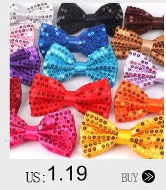 Solid Colors Polyester Adjustable Men's Accessory Set Elegant Pre-Tied Bow Tie Matching Pocket Square & Cufflinks for Wedding