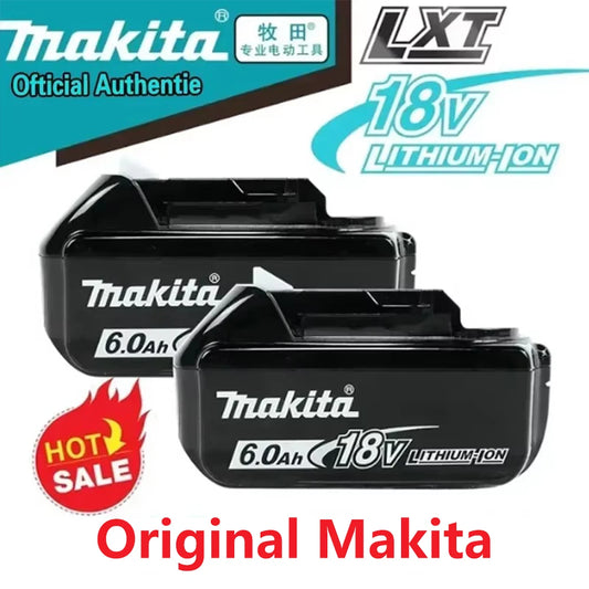 Makita Original Lithium Battery, 100% Genuine, 5Ah, 6Ah, 18V, BL1840，BL1830B，BL1850B，BL1850，BL1860，BL1815， Battery Replacement