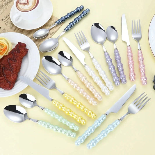 Choice Perlengriff Besteckset - 4 Teile 18/10 20 cm