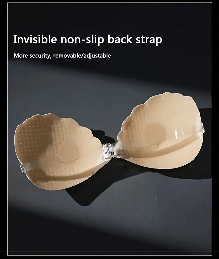 Women's Invisible, Soft, Elegant Strapless and Seamless Push-Up Bra - Support Underwear