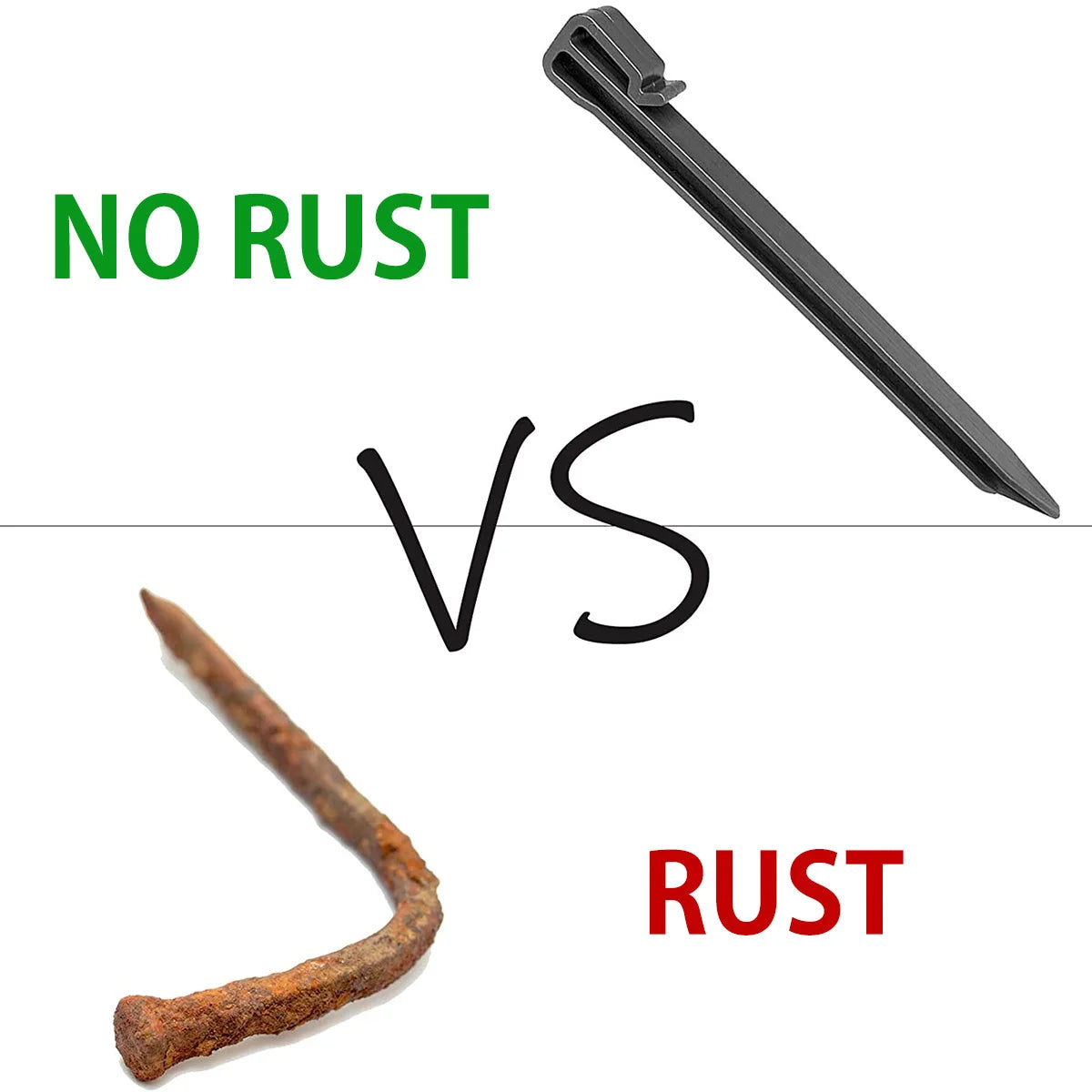 GartenPro Spike Robust - 10 Stk 20 cm Rasen Kunststoff
