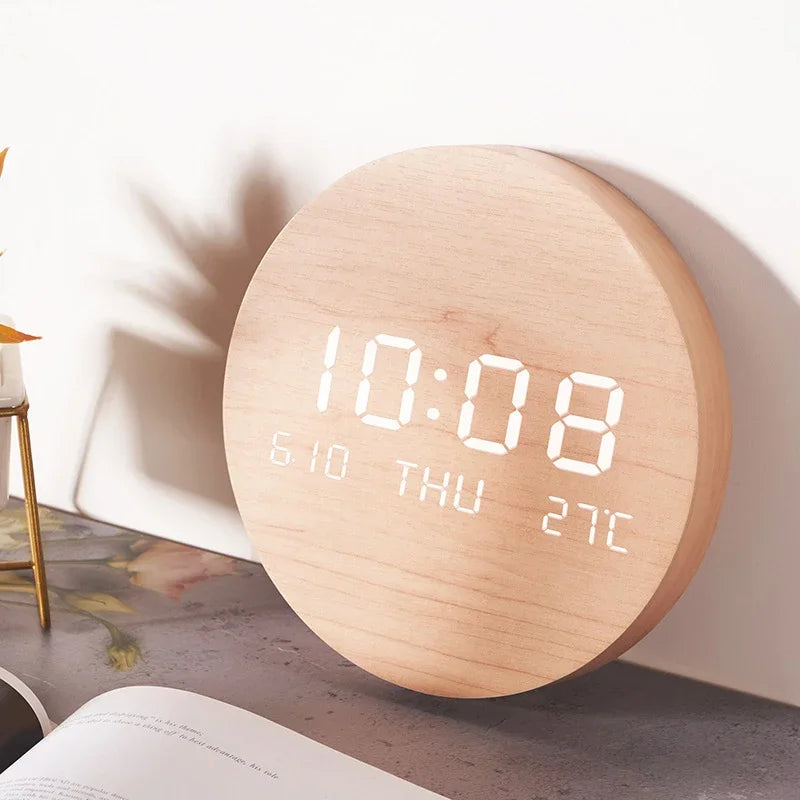 Kreativ Digital Wanduhr Einfach Großer Bildschirm Hängend Dual Zweck Uhr Temp Datum Woche Anzeige Stumm Uhr Indoor Wand Dekor