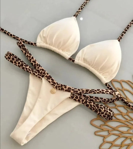 Bikini-Set: Zwei-teiliger Schwimmanzug Stylish Design Hautfreundlich - Beach-Holiday Pool Schwimmbekleidung