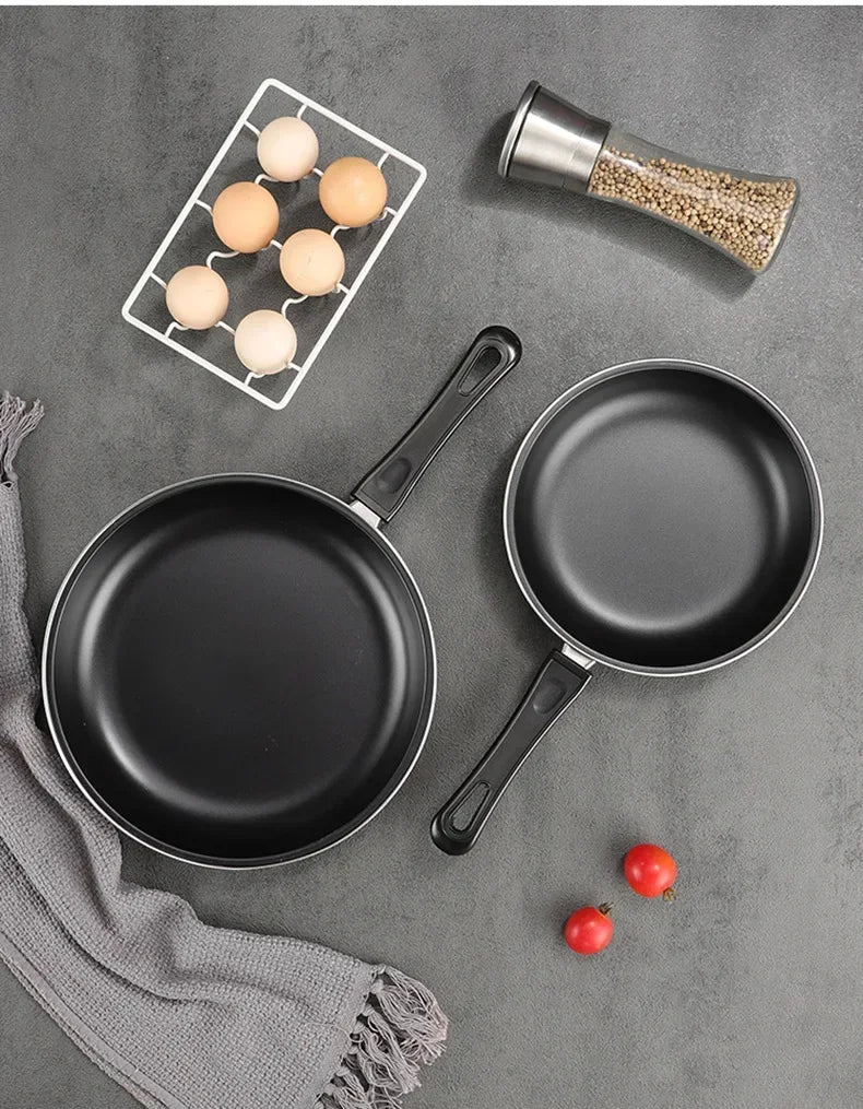Chef Gusseisen Pfannen Set - 20/25/30cm Antihaft Induktion
