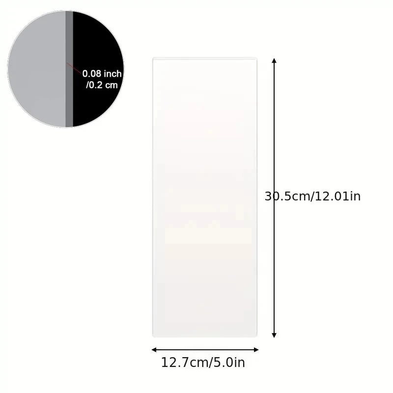 ALICAKE Acrylspachtel Transparent Dekorieren - 20 cm 30 cm