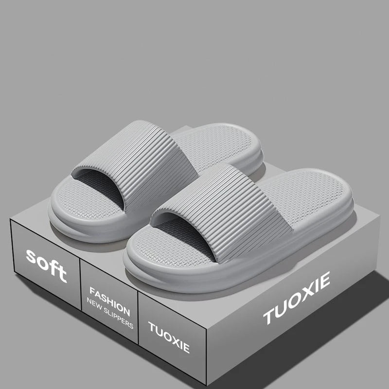 Frauen Sommer Prägnant EVA Hausschuhe Männer Weich Heim Slides Paare Badezimmer Rutschfest Sandalen Erwachsene Komfortabel Outdoor Strand Schuhe