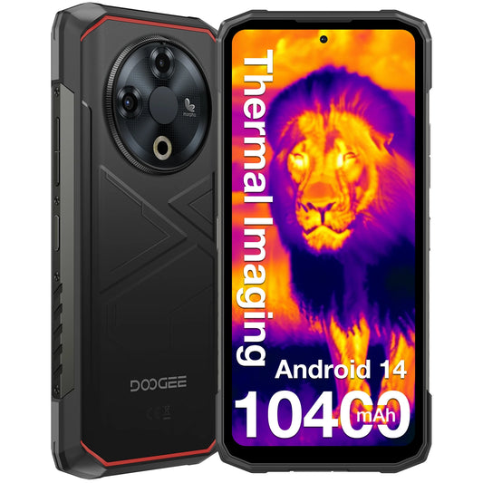 DOOGEE Fire 6 Wärmebildkamera - 10400 mAh Akku, 18 W, 6,56 Zoll