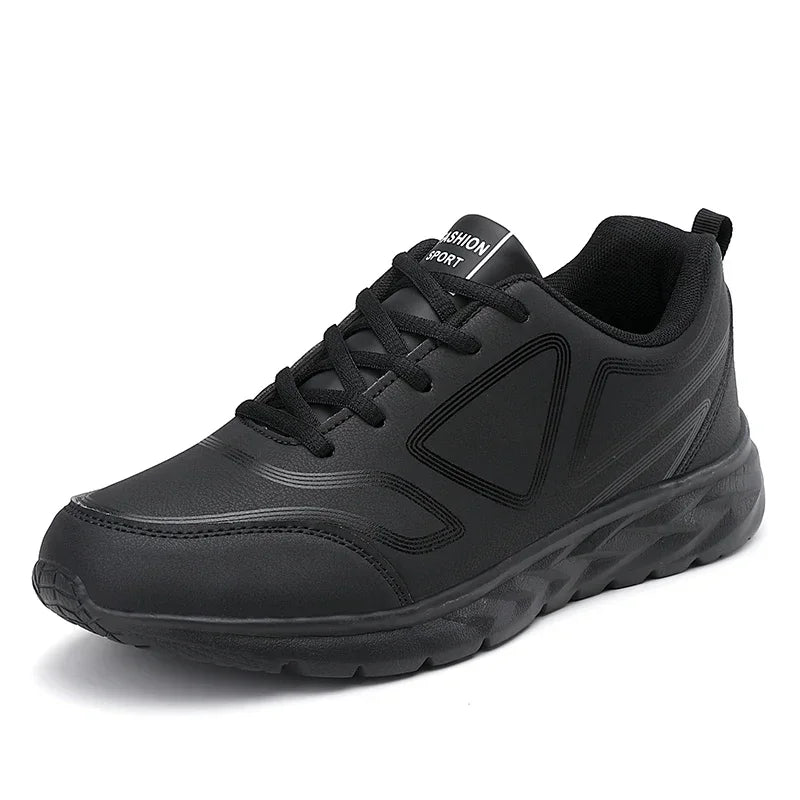 Sneakers Men Casual Shoes Comfotable Lightweight 2025 New Men High Quality Running Shoes Outdoor Waterproof Leather Sport Shoes