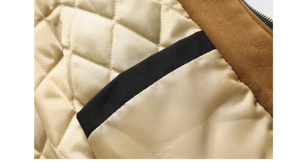 HerbstWinter Warme Bomber Jacke - Größe XL Wärme Hoch Dicke