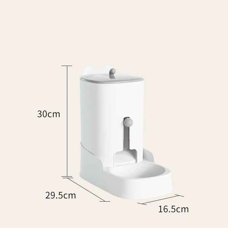 Cat and dog feeder Pet water dispenser Cat food bowl Large capacity feeder water dispenser Pet supplies