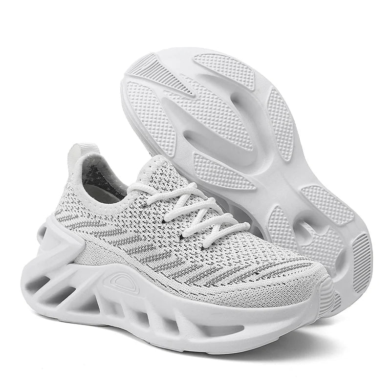 Kinder Schuhe 2025 - Junge Casual Sneakers Platform Komfortabel Schwarz Weiß - Kind Schule Sport Tenis Unisex Sport Schuhe