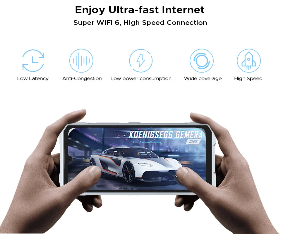 DOOGEE Blade GT Robustes 5G - 5500 mAh 18W 6.72 Zoll