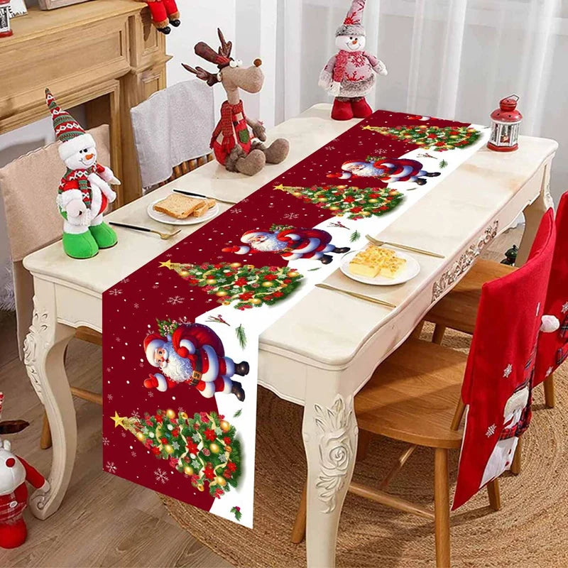 SantaHome Tischläufer Weihnachtszauber - Maße 30x180 cm, Baumwolle